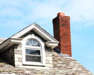 roof with chimney